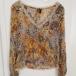 MNG BY MANGO boho blouse